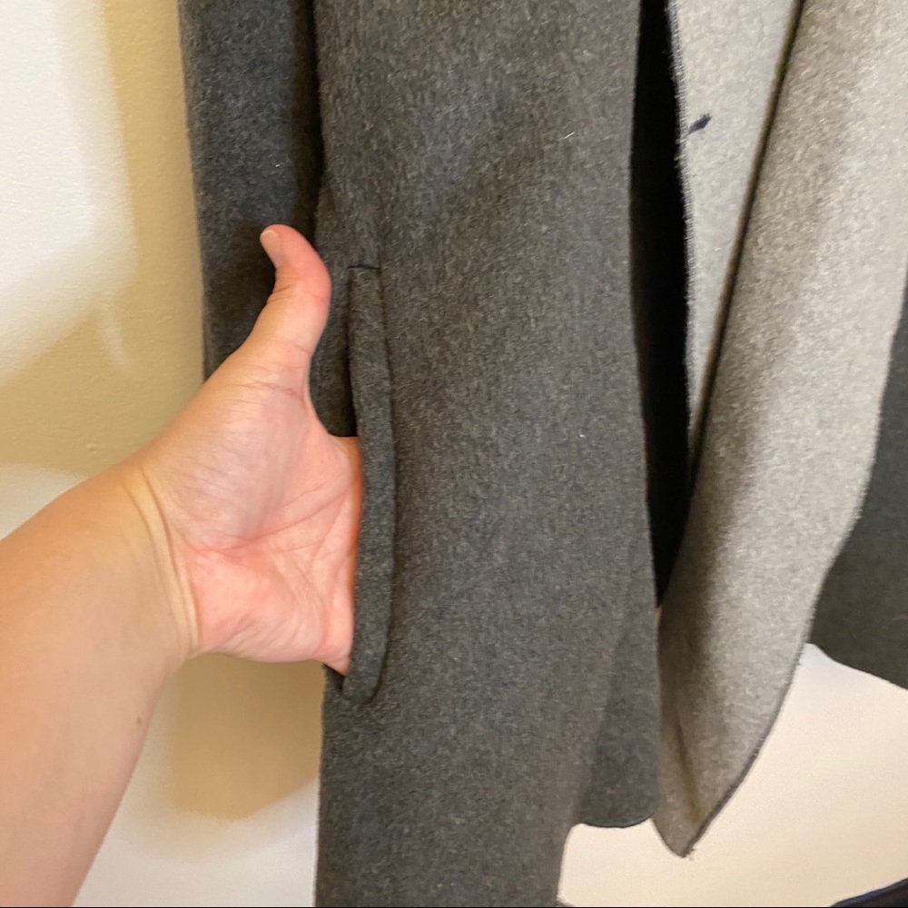 C & C California Soft Grey Open Front Coat - image 4